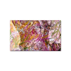 Abstract Pink Blend Sticker (rectangular) by kaleidomarblingart