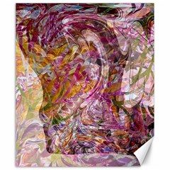 Abstract Pink Blend Canvas 20  X 24  by kaleidomarblingart