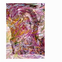 Abstract Pink Blend Small Garden Flag (two Sides) by kaleidomarblingart