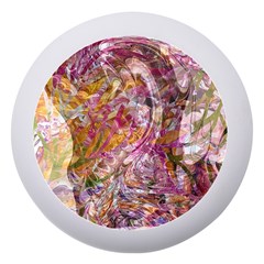 Abstract Pink Blend Dento Box With Mirror by kaleidomarblingart