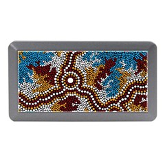 Authentic Aboriginal Art - Wetland Dreaming Memory Card Reader (mini) by hogartharts