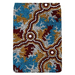 Authentic Aboriginal Art - Wetland Dreaming Removable Flap Cover (s) by hogartharts