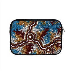 Authentic Aboriginal Art - Wetland Dreaming Apple Macbook Pro 15  Zipper Case by hogartharts