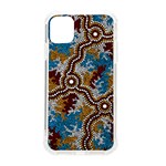 Authentic Aboriginal Art - Wetland Dreaming iPhone 11 TPU UV Print Case Front