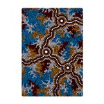 Authentic Aboriginal Art - Wetland Dreaming A5 Acrylic Clipboard Back