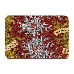 Authentic Aboriginal Art - Bushland Dreaming Plate Mats by hogartharts