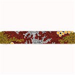 Authentic Aboriginal Art - Bushland Dreaming Small Bar Mat 24 x4  Bar Mat