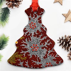 Authentic Aboriginal Art - Bushland Dreaming Ornament (christmas Tree)  by hogartharts