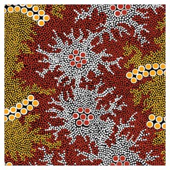 Authentic Aboriginal Art - Bushland Dreaming Lightweight Scarf  by hogartharts