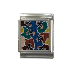 Authentic Aboriginal Art - Riverside Dreaming Italian Charm (13mm) by hogartharts