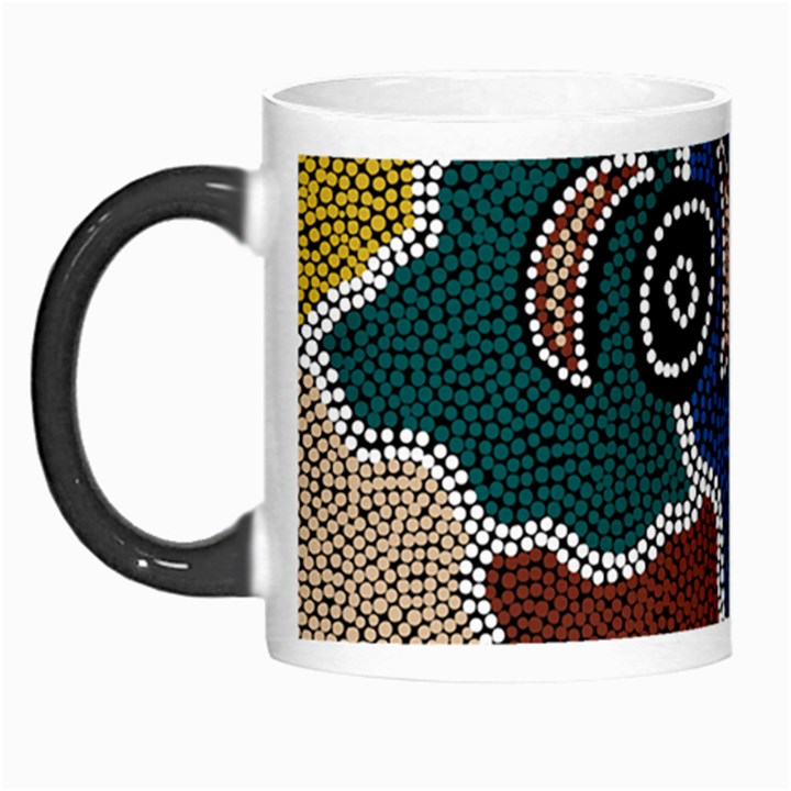 Authentic Aboriginal Art - Riverside Dreaming Morph Mug