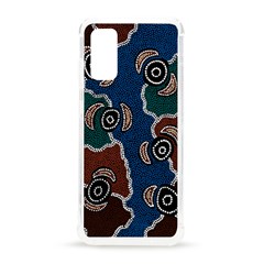 Authentic Aboriginal Art - Riverside Dreaming Samsung Galaxy S20 6 2 Inch Tpu Uv Case by hogartharts