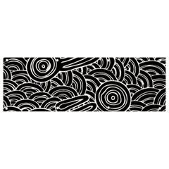 Authentic Aboriginal Art - Meeting Places Banner And Sign 9  X 3  by hogartharts