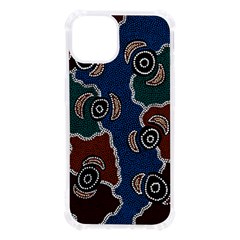 Authentic Aboriginal Art - Riverside Dreaming Iphone 13 Tpu Uv Print Case by hogartharts