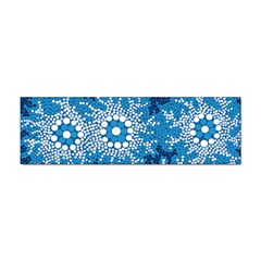 Authentic Aboriginal Art - Waterhole Dreaming Sticker (bumper) by hogartharts