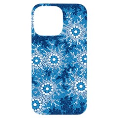 Authentic Aboriginal Art - Waterhole Dreaming Iphone 14 Pro Max Black Uv Print Case by hogartharts