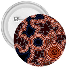 Authentic Aboriginal Art - Pathways 3  Buttons by hogartharts