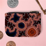 Authentic Aboriginal Art - Pathways Mini Coin Purse Back