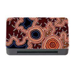 Authentic Aboriginal Art - Pathways Memory Card Reader With Cf by hogartharts