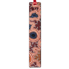 Authentic Aboriginal Art - Pathways Large Book Marks by hogartharts