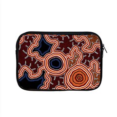 Authentic Aboriginal Art - Pathways Apple Macbook Pro 15  Zipper Case by hogartharts