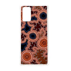 Authentic Aboriginal Art - Pathways Samsung Galaxy Note 20 Tpu Uv Case by hogartharts