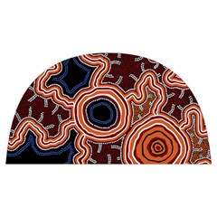 Authentic Aboriginal Art - Pathways Anti Scalding Pot Cap by hogartharts