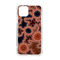 Authentic Aboriginal Art - Pathways Iphone 11 Pro 5 8 Inch Tpu Uv Print Case by hogartharts