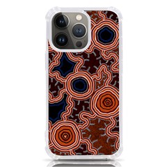 Authentic Aboriginal Art - Pathways Iphone 13 Pro Tpu Uv Print Case by hogartharts