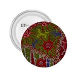 Authentic Aboriginal Art - Connections 2.25  Buttons Front