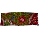 Authentic Aboriginal Art - Connections Body Pillow Case Dakimakura (Two Sides) Front