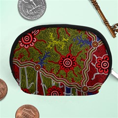 Authentic Aboriginal Art - Connections Accessory Pouch (medium) by hogartharts