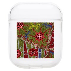 Authentic Aboriginal Art - Connections Soft Tpu Airpods 1/2 Case by hogartharts