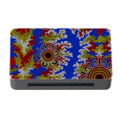 Authentic Aboriginal Art - Waterholes (corella) Memory Card Reader With Cf by hogartharts