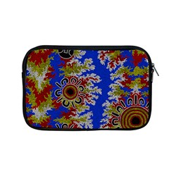 Authentic Aboriginal Art - Waterholes (corella) Apple Macbook Pro 13  Zipper Case by hogartharts