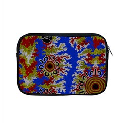 Authentic Aboriginal Art - Waterholes (corella) Apple Macbook Pro 15  Zipper Case by hogartharts