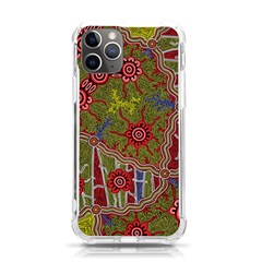 Authentic Aboriginal Art - Connections Iphone 11 Pro 5 8 Inch Tpu Uv Print Case by hogartharts