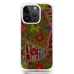 Authentic Aboriginal Art - Connections Iphone 14 Pro Tpu Uv Print Case by hogartharts