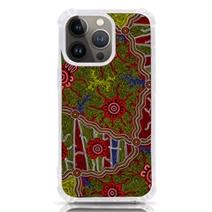 Authentic Aboriginal Art - Connections Iphone 13 Pro Tpu Uv Print Case by hogartharts