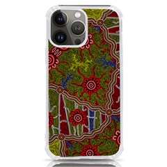 Authentic Aboriginal Art - Connections Iphone 13 Pro Max Tpu Uv Print Case by hogartharts