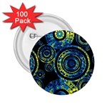 Authentic Aboriginal Art - Circles (Paisley Art) 2.25  Buttons (100 pack)  Front