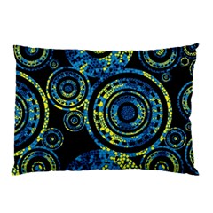 Authentic Aboriginal Art - Circles (paisley Art) Pillow Case by hogartharts