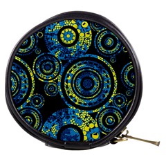 Authentic Aboriginal Art - Circles (paisley Art) Mini Makeup Bag by hogartharts