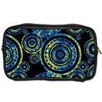 Authentic Aboriginal Art - Circles (Paisley Art) Toiletries Bag (Two Sides) Front