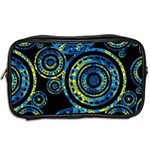 Authentic Aboriginal Art - Circles (Paisley Art) Toiletries Bag (Two Sides) Back