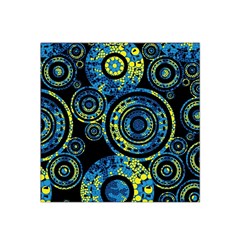 Authentic Aboriginal Art - Circles (paisley Art) Satin Bandana Scarf 22  X 22  by hogartharts