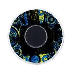 Authentic Aboriginal Art - Circles (paisley Art) On-the-go Memory Card Reader by hogartharts