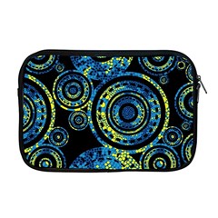 Authentic Aboriginal Art - Circles (paisley Art) Apple Macbook Pro 17  Zipper Case by hogartharts