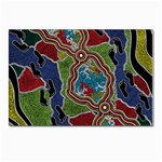 Authentic Aboriginal Art - Walking the Land Postcards 5  x 7  (Pkg of 10) Front