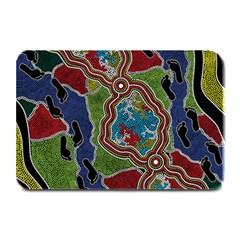 Authentic Aboriginal Art - Walking The Land Plate Mats by hogartharts